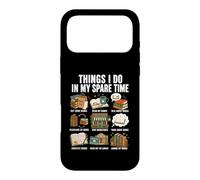 Carcasa para iPhone 17 Pro MAX Cosas Que Hago en mi Tiempo Libre para Amantes de los Libros, Divertido diseño libroso