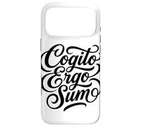 Carcasa para iPhone 17 Pro MAX Cotización de Pensador filósofo Latino de Cogito Ergo Sum