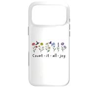 Carcasa para iPhone 17 Pro MAX Count it All Joy of The Lord Christian Bible Verse James 1:2