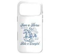 Carcasa para iPhone 17 Pro MAX Country Concert Rodeo Cowgirls Cowboys. Save a Horse Ride a