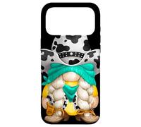 Carcasa para iPhone 17 Pro MAX Cow Print GNOME with Rodeo Western Hat Best Cowgirl Grandma