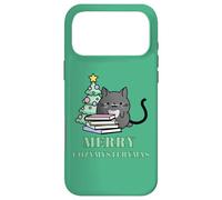 Carcasa para iPhone 17 Pro MAX Cozy Mystery Christmas Cat Merry Cozymysterymas