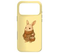 Carcasa para iPhone 17 Pro MAX Cozy Rabbit Pascua Lindo Conejo Retro Cottagecore Spring Vibes
