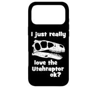 Carcasa para iPhone 17 Pro MAX Cráneo fósil de Utahraptor