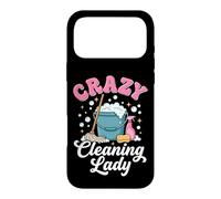 Carcasa para iPhone 17 Pro MAX Crazy Cleaning Lady Conserje
