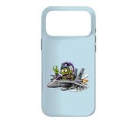 Carcasa para iPhone 17 Pro MAX Crazy Monster Fighter Piloto Jet Cartoon Aviación Arte