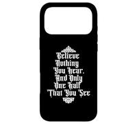Carcasa para iPhone 17 Pro MAX CREA Nada Que OYAS Y LA Mitad Ves Edgar Allan PoE Meme