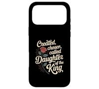 Carcasa para iPhone 17 Pro MAX Created Chosen Called Daughter of King Christian Jesus God