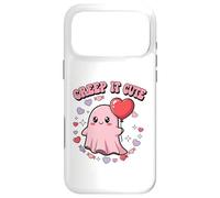 Carcasa para iPhone 17 Pro MAX Creep It Cute Kawaii Ghost Divertido Halloween Día de San Valentín