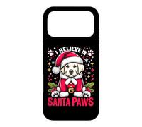 Carcasa para iPhone 17 Pro MAX Creo en Santa Paws Labrador Retriever Christmas Dog Mom