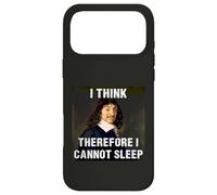 Carcasa para iPhone 17 Pro MAX Creo Que por lo Tanto no Puedo Dormir René Descartes