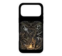 Carcasa para iPhone 17 Pro MAX Criaturas del Bosque Misterioso Bigfoot Leyendas del Hombre Polilla