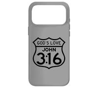 Carcasa para iPhone 17 Pro MAX Cristiano Juan 3:16 Porque Dios Amó Así Al Mundo Inspirado