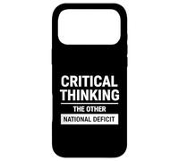 Carcasa para iPhone 17 Pro MAX Critical Thinking The Other National Deficit