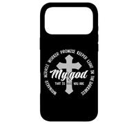 Carcasa para iPhone 17 Pro MAX Cross My God Way Maker Milagro Trabajador Luz en la Oscuridad