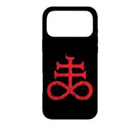 Carcasa para iPhone 17 Pro MAX Cruz Satánica Rojo Sigil Azufre