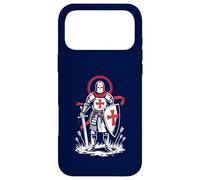 Carcasa para iPhone 17 Pro MAX Cruzada Caballero Medieval Inglaterra Inglés San Jorge Histórico