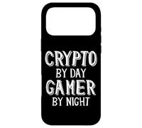 Carcasa para iPhone 17 Pro MAX Crypto by Day Gamer by Night Bitcoin Cryptocurrency NFT Game