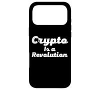 Carcasa para iPhone 17 Pro MAX Crypto Is a Revolution Cryptocurrency Is The Future of Money