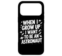 Carcasa para iPhone 17 Pro MAX Cuando Crezca Quiero ser Astronauta