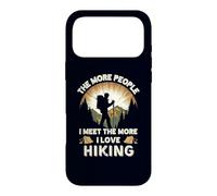Carcasa para iPhone 17 Pro MAX Cuantas más Personas conozco, más me Encanta el Senderismo Retro Camping