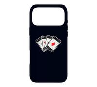 Carcasa para iPhone 17 Pro MAX Cuatro Aces Poker Card & Juegos de Azar Smartphone