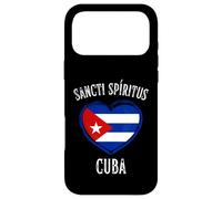 Carcasa para iPhone 17 Pro MAX Cuba Flag Heart Sancti Spiritus City