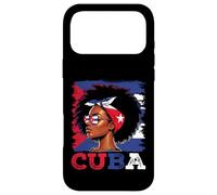 Carcasa para iPhone 17 Pro MAX Cuban Girl Cuba Flag Orgullosa Afro Cubana Mujeres
