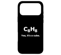 Carcasa para iPhone 17 Pro MAX Cubano Química C8H8 Molécula - Yes It's a Cube