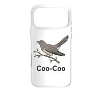 Carcasa para iPhone 17 Pro MAX Cuckoo Bird Meme Diciendo Coo-Coo Pájaro India Cuckoo Birds