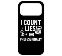 Carcasa para iPhone 17 Pro MAX Cuento mentiras profesionalmente Divertida Cita Contable