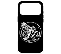 Carcasa para iPhone 17 Pro MAX Cuervo Grande Line Art Ornitologia