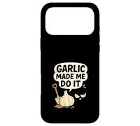 Carcasa para iPhone 17 Pro MAX Cultivador de ajo Homesteader Garden Harvest Pride CSA Seed Swap