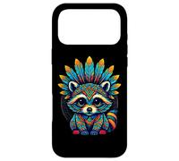 Carcasa para iPhone 17 Pro MAX Cultura Azteca Mexicana Mapache Maya Mitología Arte Indígena