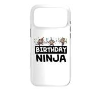 Carcasa para iPhone 17 Pro MAX Cumpleaños Ninjas Cumpleaños Ninja