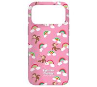 Carcasa para iPhone 17 Pro MAX Curious George Rainbow Spring All Over Print