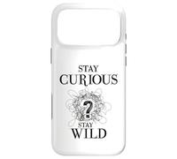 Carcasa para iPhone 17 Pro MAX Curious Stay Wild Question Mark Scribble Inspirational Love