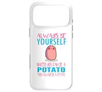 Carcasa para iPhone 17 Pro MAX Cute Always Be Yourself Unless a Potato Kawaii Potato