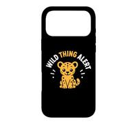 Carcasa para iPhone 17 Pro MAX Cute Animal Leopard Quote Funny Wild Thing Alert