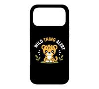 Carcasa para iPhone 17 Pro MAX Cute Animal Leopard Quote Funny Wild Thing Alert