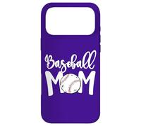 Carcasa para iPhone 17 Pro MAX Cute Baseball Mom White Print Softball Mom Mother's Day