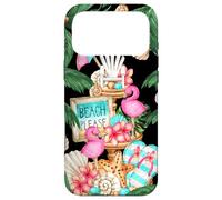 Carcasa para iPhone 17 Pro MAX Cute Beach Motif with Flamingo Flip Flops For Summer Lover