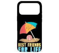Carcasa para iPhone 17 Pro MAX Cute Best Friends For Life Beach Ball & Umbrella Summer Fun