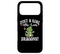 Carcasa para iPhone 17 Pro MAX Cute Cartoon Womens Just A Girl Who Loves Kawaii Dragon