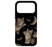 Carcasa para iPhone 17 Pro MAX Cute Cat Bat Wing 90s Vintage Halloween Fairycore Graphic