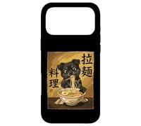 Carcasa para iPhone 17 Pro MAX Cute Cat Eating Ramen Noodles Funny Japan Kawaii Cats