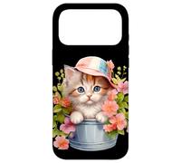 Carcasa para iPhone 17 Pro MAX Cute Cat Flower Graphic For Women Girls Mother of Kittens