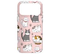 Carcasa para iPhone 17 Pro MAX Cute Cats & Claws Pattern for Kittyie and Pet Owners