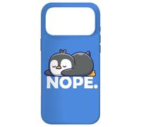 Carcasa para iPhone 17 Pro MAX Cute Chibi Anime Kawai Kids Sleeping Nope Penguin Lover