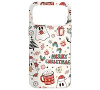 Carcasa para iPhone 17 Pro MAX Cute Christmas Spooky Ghost Merry Christmas Retro Pastel